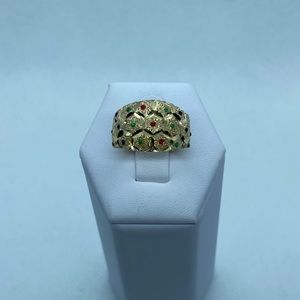 14k multicolor ring